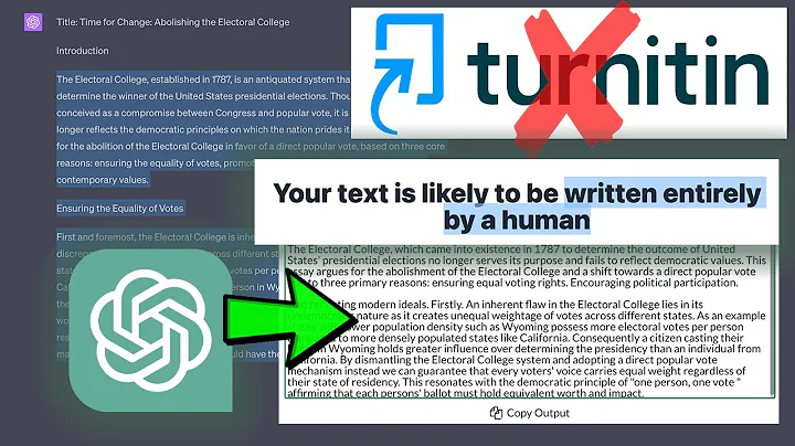 How to Bypass TurnItIn AI Writing Detection (ChatGPT) - DayDayNews