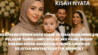 KUDATANGI NIKAHAN SUAMI DG PLAKOR YG DIAM-DIAM POLIGAMI SAAT AKU HAMIL BESAR&KUBAWA 2 ANAK BALITAKU!