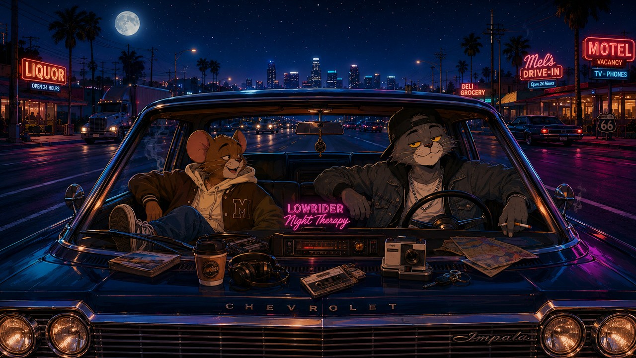 West Coast Therapy Ride — Chill Rap for Late Nights