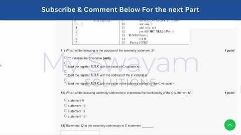 C Programming and Assembly Language Week 2 || NPTEL ANSWERS | MYSWAYAM | #nptel #nptel2025 #myswayam