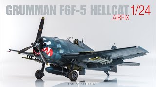 What a Hell of a cat  Airfix F6F5 in (stop) motion