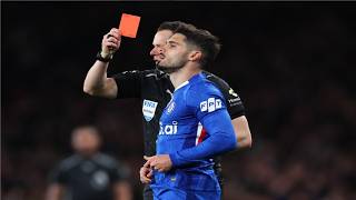 PEDRO NETO RED CARD VS ARSENAL