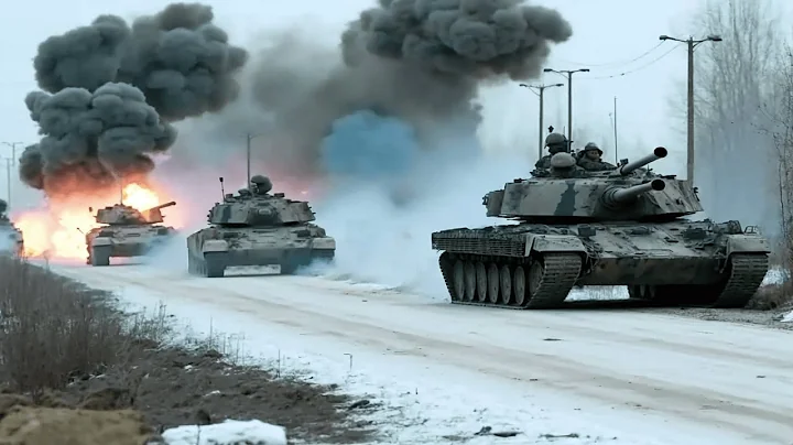 Brutal Ambush! Ukraine's M1A2 ABRAMS Blow Up 11 Ru...