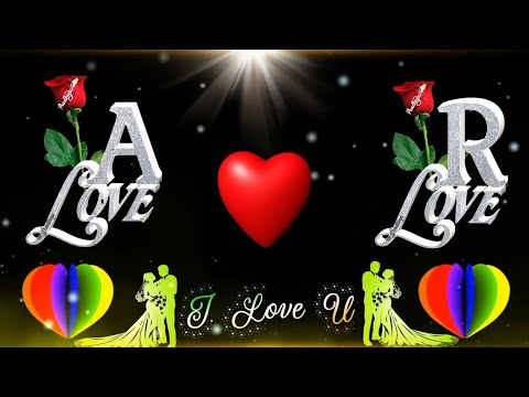 A R Name Love  Status Video   AR Letter WhatsApp Status   AR Name Love