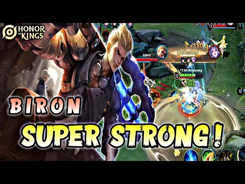 Biron Clash Lane HOK - Best Fighter Super Stong | Biron Gameplay