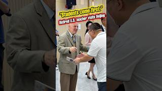 Students come first, says retired U.S. teacher in Beijing