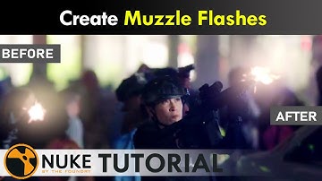 Nuke Compositing Creating Muzzle Flashes Tutorial | VFX | VisualFX_Explorers
