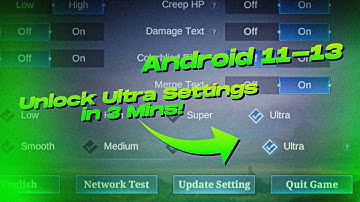 How to Unlock Ultra Graphics & Refresh Rate Mobile Legends 2023 Android 11 - 13 All Devices