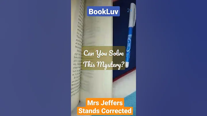 Mrs. Jeffries Stands Corrected | Cheryl Lanham | #...
