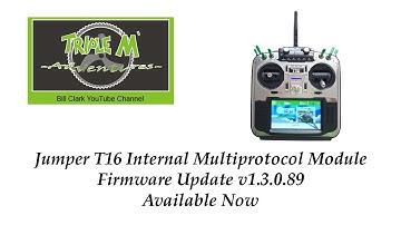 Jumper T16 Multiprotocol Module Update v1.3.0.89 Available Now