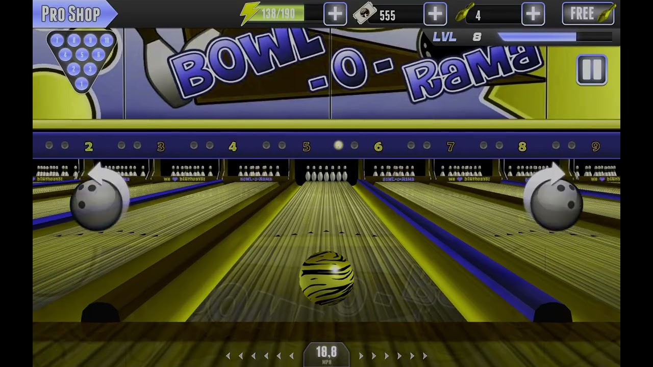 Je fais beaucoup de score sur le jeux de PBA Bowling 🎳 🤩 partie 1