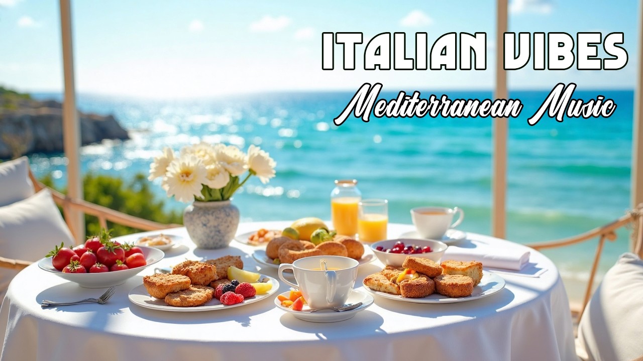 The Best 🇮🇹 Italian Music🎶 Italian Vibes 🎶 1+ Hour Scenic Amalfi Coast & Lake Como Relaxation 4K