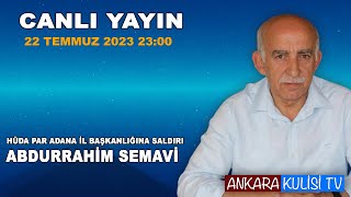 Hüda Par Adana İl Başkanliğina Saldiri Ankara Kulisi