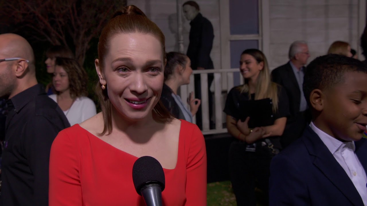Halloween Los Angeles Premiere - Itw Rhian Rees (official video) - YouTube