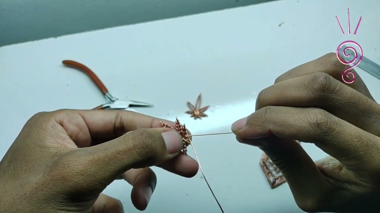 Tutorial Ganja leaf-Tracy Artes- Remake Cannabis, Hemp, Pot , Marijuana leaf pendant charm