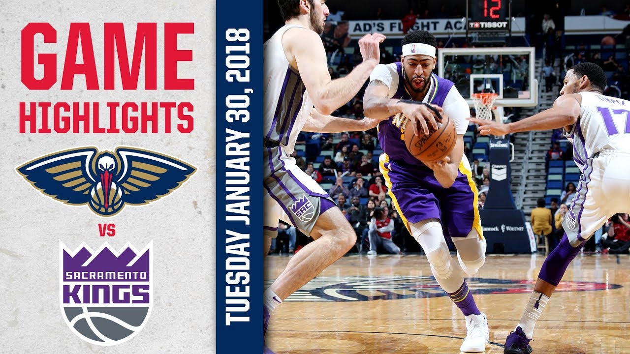 lonzo ball injury New Orleans Pelicans Highlights vs Sacramento Kings - 1/30/18