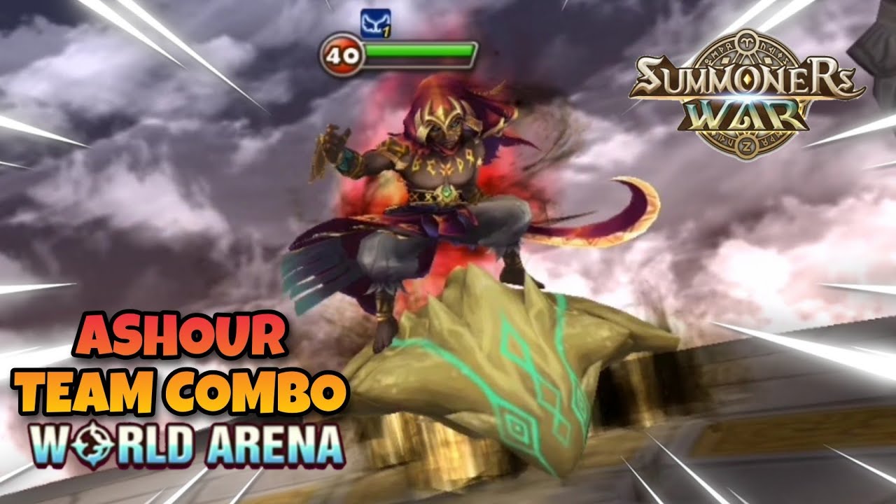 Ashour Team Combo in World Arena - Summoners War
