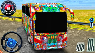 Real Coach Bus Simulator Driving Game - US Bus Gams 2025 3D! Bus Game Android GamePlay