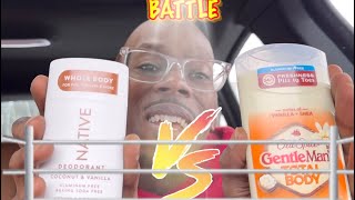 Old spice vs Native deodorant | Total Body Battle