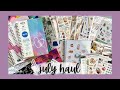 JULY 2022 HAUL | back to school items, some fall kits + new planners! | tattooed teacher plans