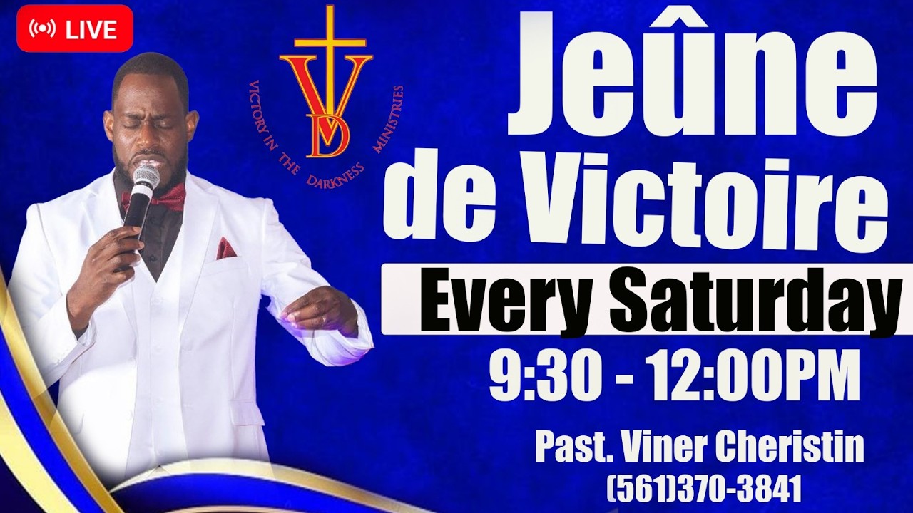 JEÛNE DE VICTOIRE | SAMEDI 28 FEVRIER 2026 | PASTEUR VINER CHERISTIN