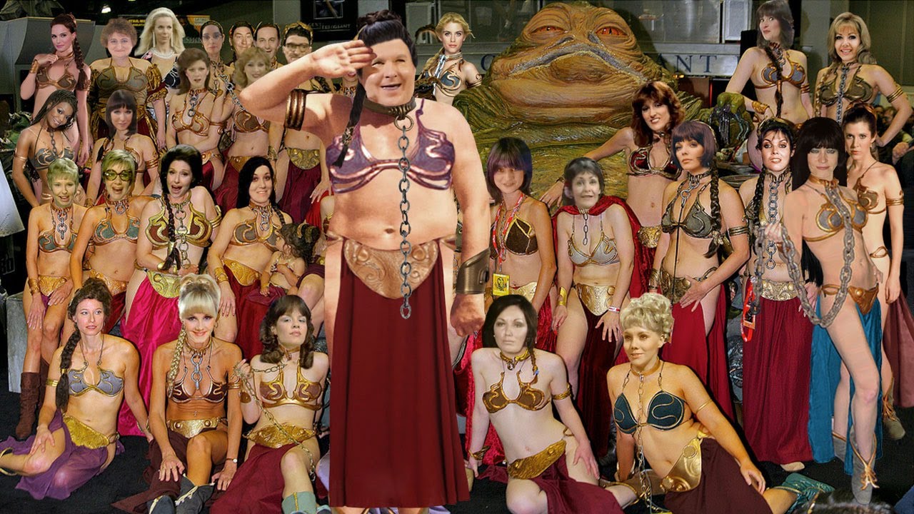 Benny Hill & Hill's Angels As Slave Leia (Star Wars)