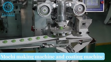 SV-208 Encrusting Machine and Coating Machine making mochi