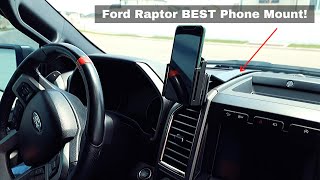 BEST Phone Mount For Your Ford Raptor Or Ford F150!