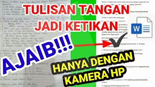 Cara Ubah Tulisan Tangan Menjadi Ketikan Lewat HP || Tanpa Aplikasi Tambahan screenshot 5