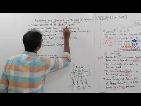 TYBCOM - SEM 6 - Indirect Taxes- MVAT - Definition of Dealer,Registration,Conditions, Importer