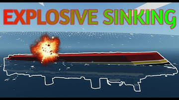 Exploding My Own Ship! | Stormworks: Build & Rescue