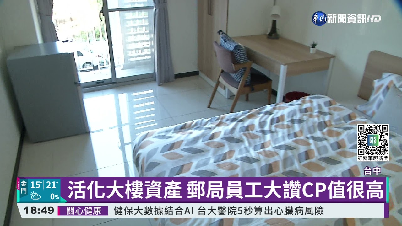 全台首棟郵局出租套房 租金最低僅6千5!｜華視新聞 20211207