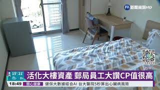 全台首棟郵局出租套房 租金最低僅6千5!｜華視新聞 20211207