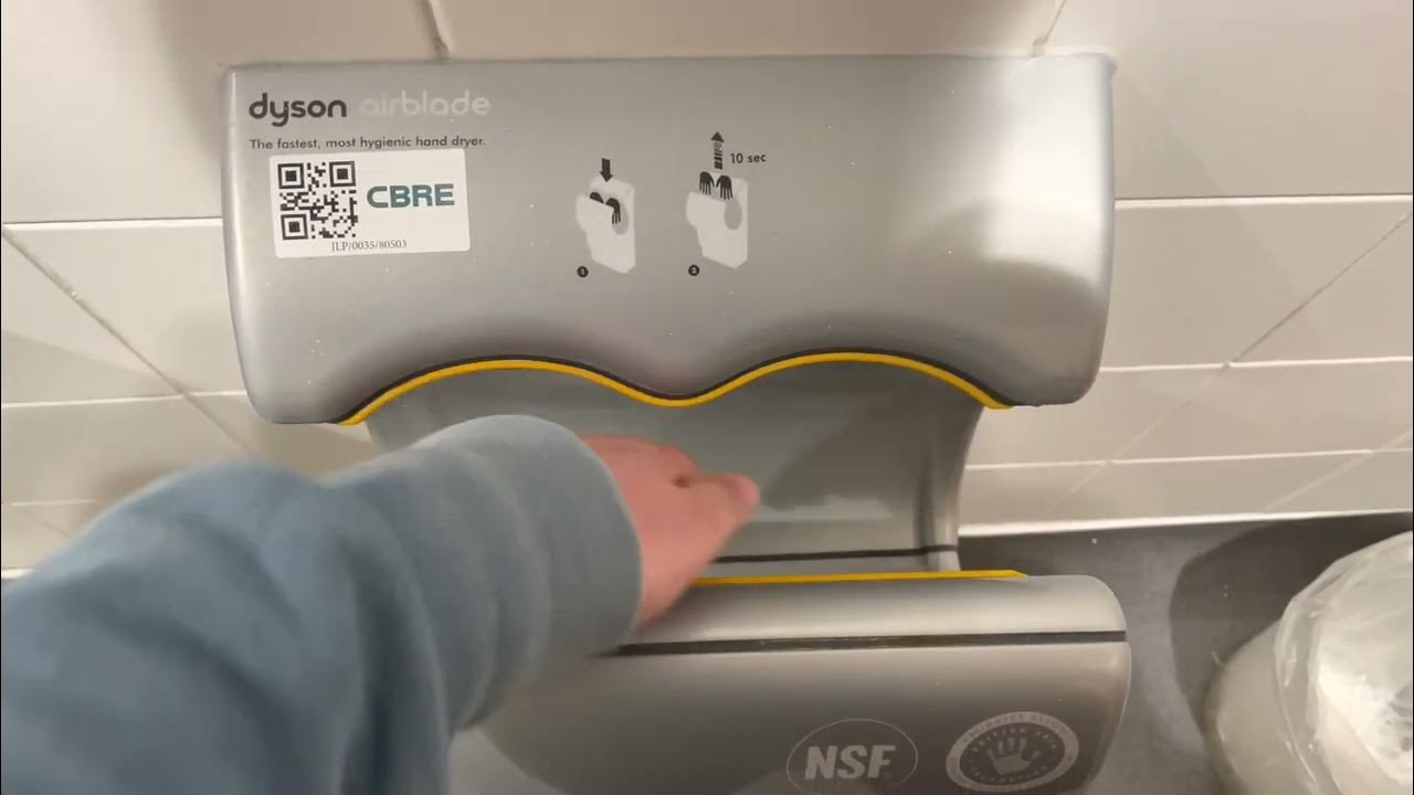 Dyson Airblade AB01 Hand Dryer John Lewis, Norwich YouTube