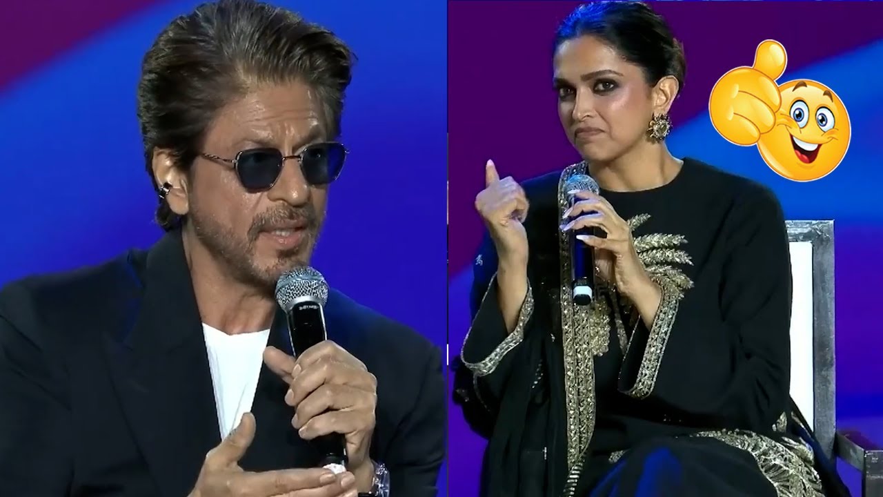 Shah Rukh Khan & Deepika Padukone With Karan Johar | WAVES 2025 Summit In Mumbai | MS shorts