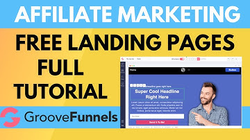 How to create a free landing page for Affiliate Marketing | GrooveFunnels Full Tutorial in Hindi