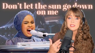 PUTRI ARIANI "Don't let the sun go down on me" AGT FINAL - Reaction & Vocal analysis