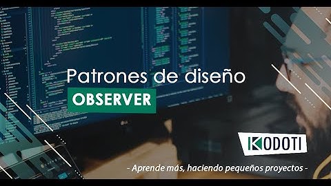 09. Patrones de diseño con TypeScript - Observer
