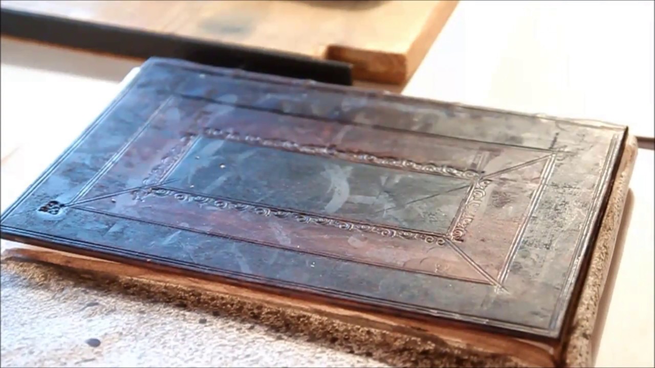 Cambridge panel binding - Georgian trade bookbinding - YouTube