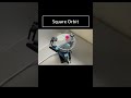 Square orbit with ball-balanced robot #engineering #robot #handmade