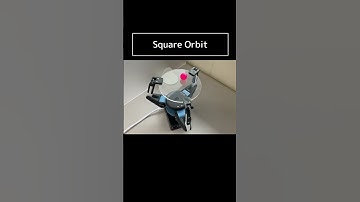 Square orbit with ball-balanced robot #engineering #robot #handmade