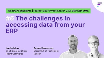The challenges in accessing data from your ERP | Protect your investment in your ERP with OMS
