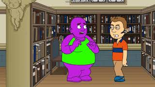 Barney yells at the library/punished