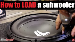 Sub Woofer Install / Loading an Enclosure (Atrend | Bassworx) | AnthonyJ350
