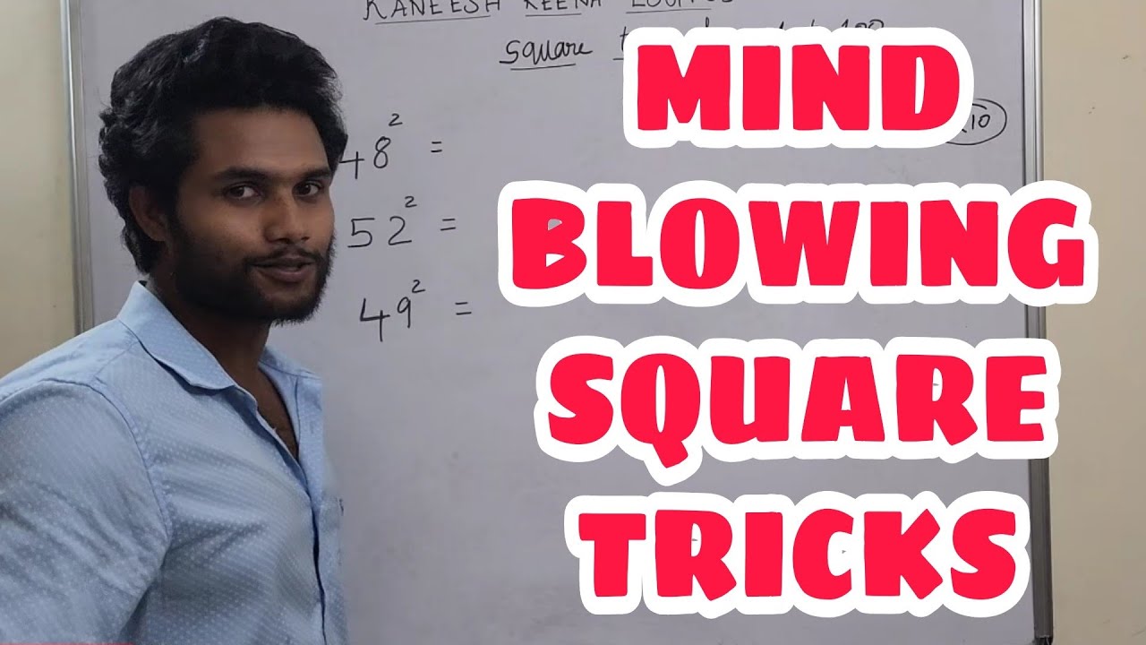 THARAMANA SQUARE TRICKS 1 to 100 | LEARN NEW | Mr. KANEESH