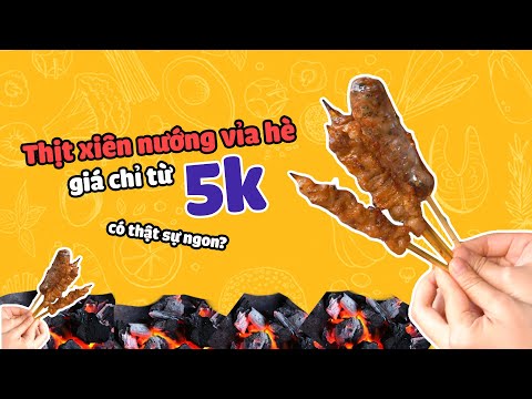 #1 Hime Review | Thịt Xiên Nướng Vỉa Hè Giá Chỉ Từ 5K Có Thật Sự Ngon? | #Shorts Mới Nhất