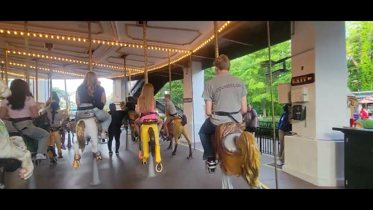 Columbia Carousel Ride Six Flags Great America 5-31-25