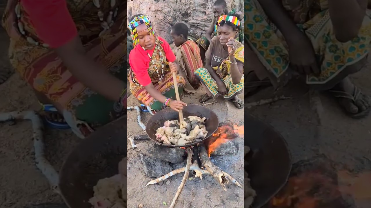Two Beautiful Women Cooking in Open Field 🍲🔥 | African Village Culture