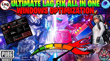 PUBG Mobile 3.9 ULTIMATE LAG FIX 🔥 | Gameloop + Windows Full Optimization Guide!