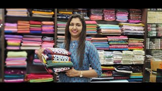 COTTON & SEMI CHANDERI UNSTITCHED SUITS  || 𝐕𝐈𝐃𝐄𝐎#1584 || #𝐆𝐋𝐈𝐓𝐙𝐈𝐍𝐃𝐈𝐀_FASHIONS screenshot 3